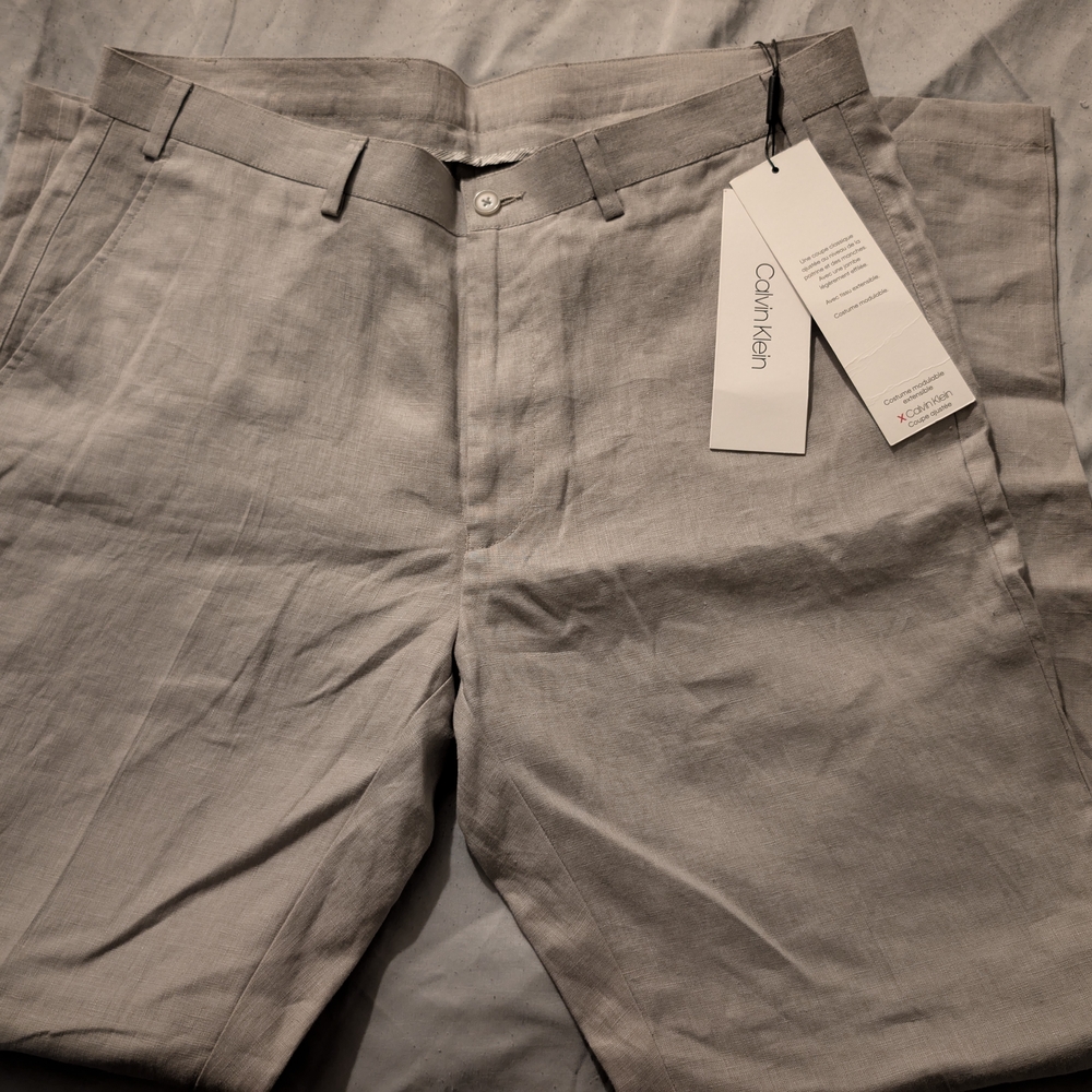 Calvin Klein Light Gray Trousers